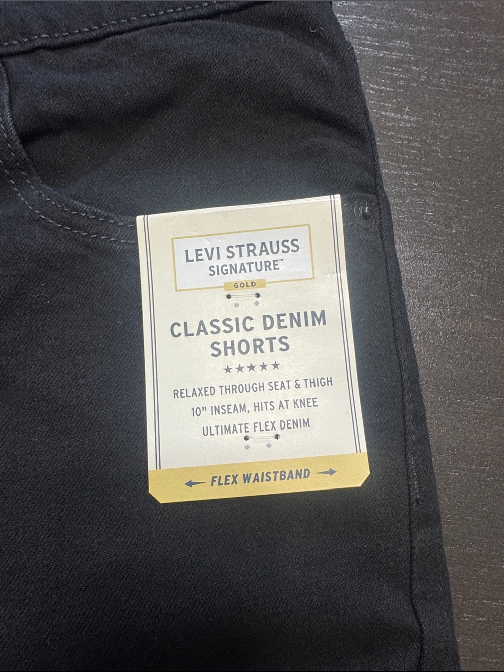 Levi's Black Classic Denim Men's Shorts - Picture 2 of 6